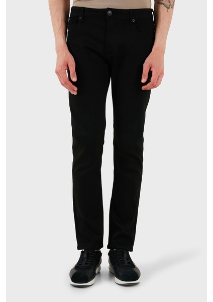Streç Pamuklu Slim Fit Normal Bel Düz Paça Jeans Erkek Kot Pantolon EM000121 AF15954 MC002