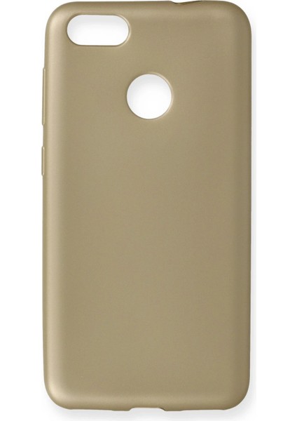 Huawei P9 Lite 2017 Mini Kılıf First Silikon - Gold Mrayd