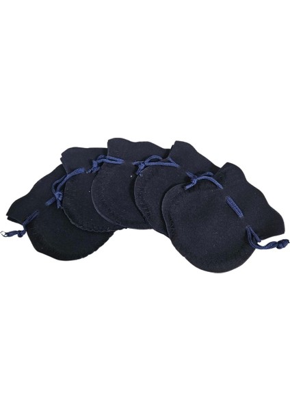 Kadife Kese Lacivert 100 Adet 8x9 (2) Boy Takı, Altın Kesesi (Ipli & Büzgülü) modelleri