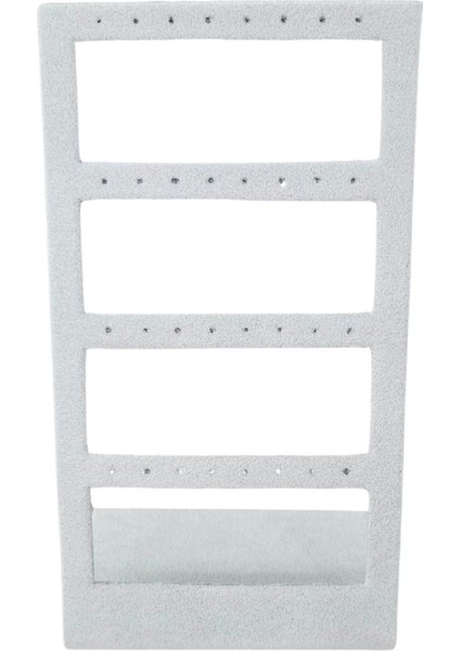 16'lı 4 Basamaklı Sac Süet Küpelik Standı Gri (12X20 Cm) modelleri