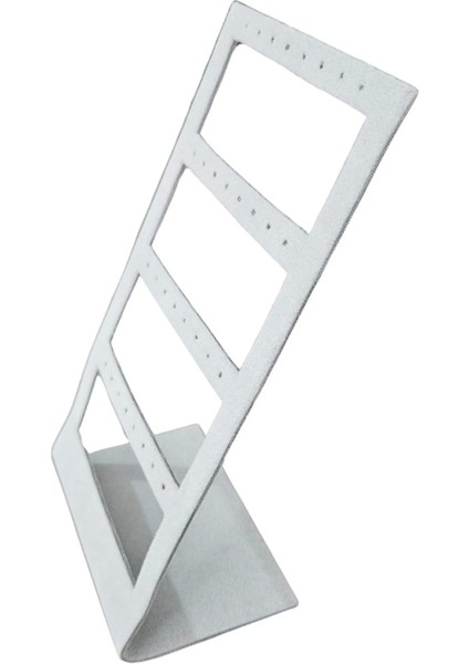 16'lı 4 Basamaklı Sac Süet Küpelik Standı Gri (12X20 Cm) fırsatları