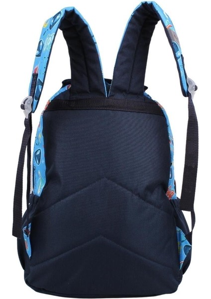 Kids Erkek Mavi Uzay Model Kalemlikli Sırt Çantası fiyatları