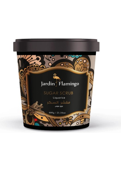 Sugar Scrub Liquorice 600G