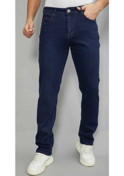 Erkek Kot Pantalon Koyo Laji? Fermoar Yuksek Bel Geni?ş Paça