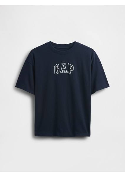Erkek Çocuk Lacivert Gap Logo T-Shirt