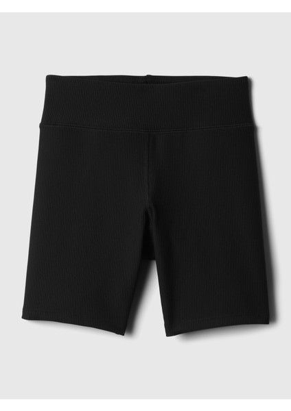 Kız Çocuk Siyah Fitilli Bisiklet Şortu modelleri