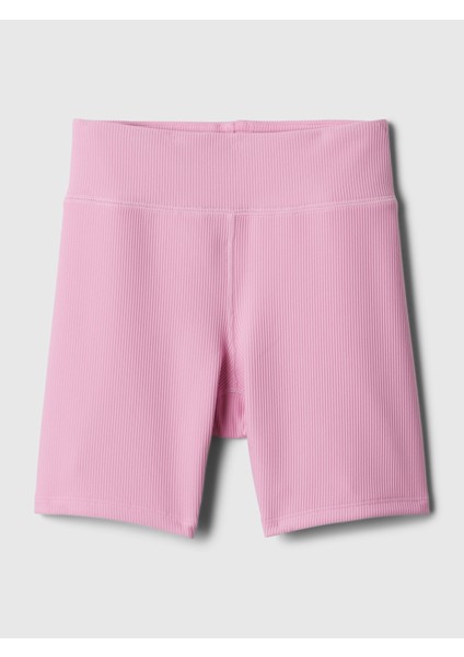 Kız Çocuk Pembe Fitilli Bisiklet Şortu modelleri