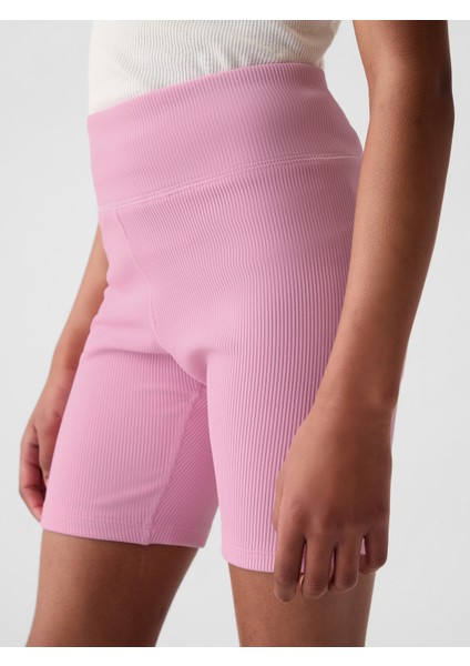 Kız Çocuk Pembe Fitilli Bisiklet Şortu fırsatları