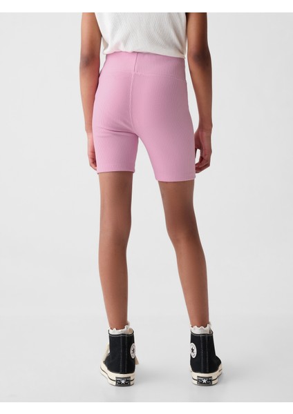 Kız Çocuk Pembe Fitilli Bisiklet Şortu indirimleri