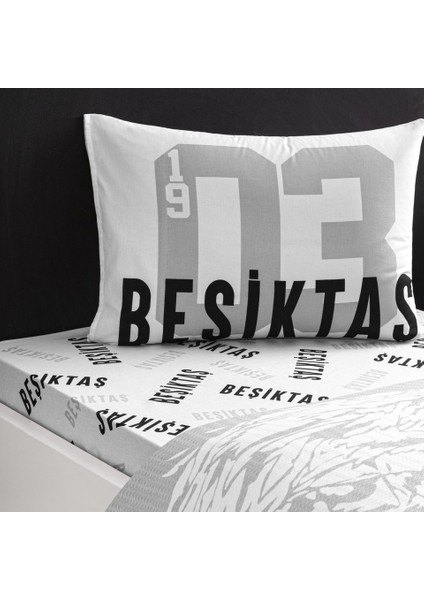 Lisanslı Beşiktaş Soccer Tek Kişilik Pamuk Pike Takımı