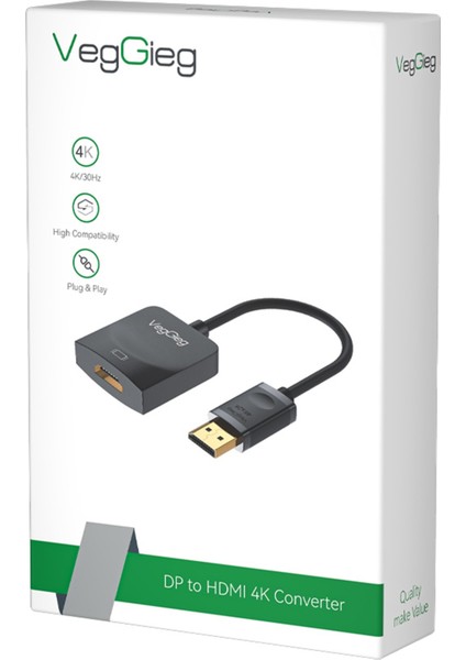 4K 30Hz Displayport (Dp) To HDMI Çevirici Dönüştürücü modelleri