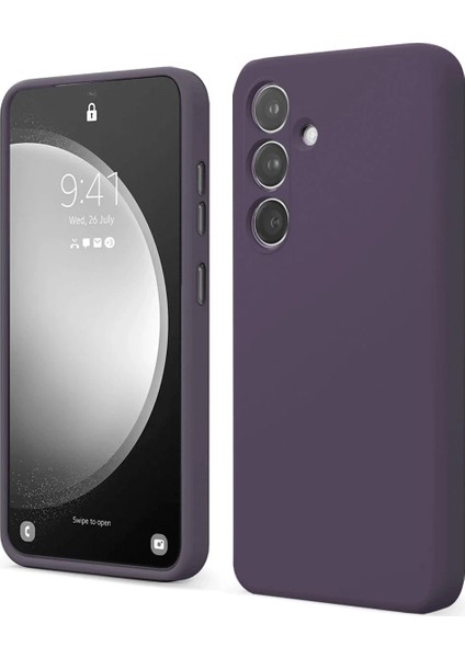 Samsung Galaxy A14 4g Kılıf First Silikon - Mor Mrayd