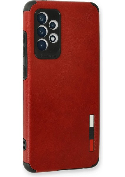 Samsung Galaxy A23 4g Kılıf Loop Deri Silikon - Kırmızı Mrayd