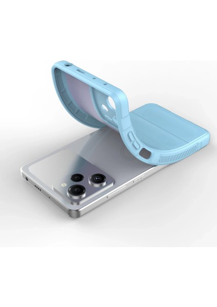 Xiaomi Poco X5 5g Kılıf Optimum Silikon - Sky Blue Mrayd