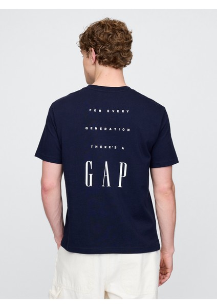 Erkek Lacivert Gap Logo T-Shirt fırsatları