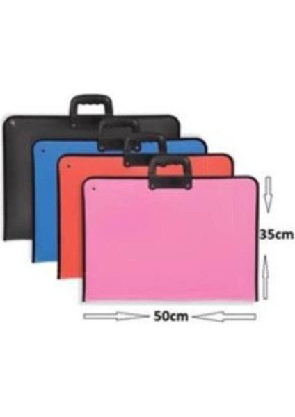 Ticon (35*50 Cm) Proje Çantası Pembe