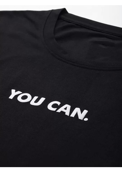Kadın Baskılı Oversize T-Shirt - Siyah