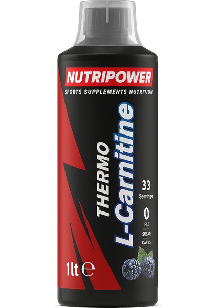 Thermo L-Carnitine 2000 Mg 1000 ml (33 SERVİS) – Böğürtlen Aromalı