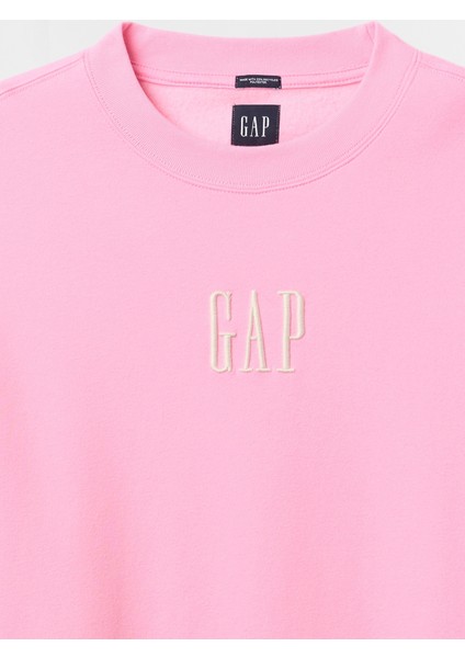 Erkek Pembe Gap Logo Vintage Soft Fleece Sweatshirt modelleri