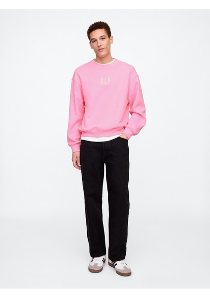 Erkek Pembe Gap Logo Vintage Soft Fleece Sweatshirt indirimleri