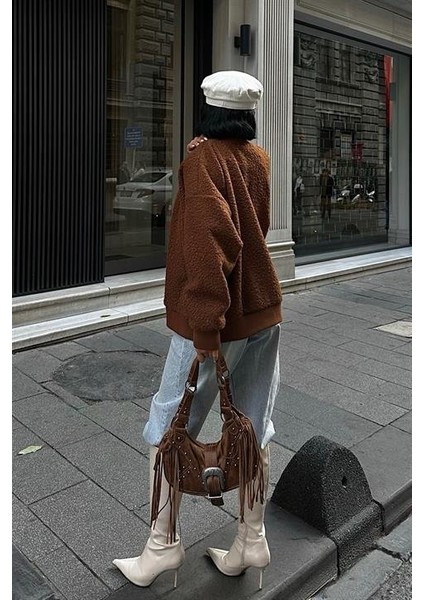 Kıvırcık Kürklü Içi Astarlı Bomber Ceket 6120 fiyatları