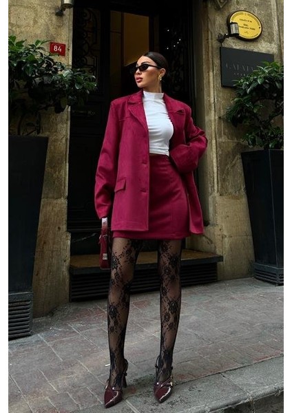 Mini Etekli Süet Takım 9935 fiyatları