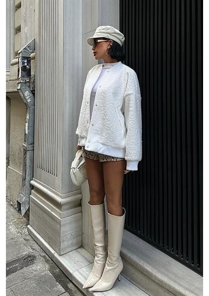 Kıvırcık Kürklü Içi Astarlı Bomber Ceket 6120 indirimleri