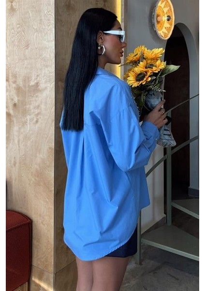 Kristal Taş Çakımlı Poplin Gömlek 3413 fırsatları