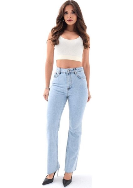 6024 Denim Tall Flare-Mavi