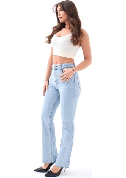 6024 Denim Tall Flare-Mavi