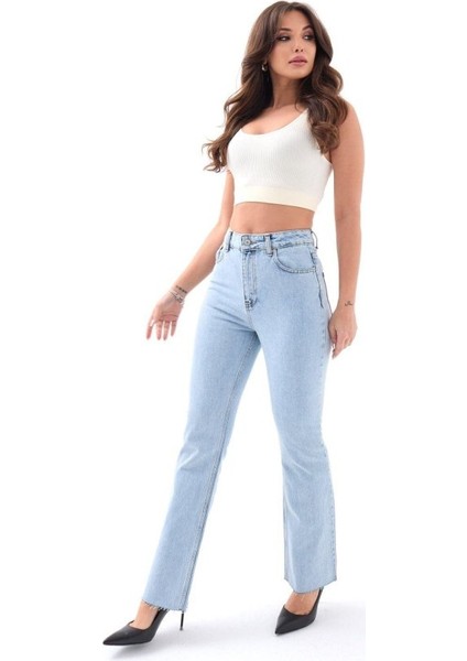 6024 Denim Tall Flare-Mavi
