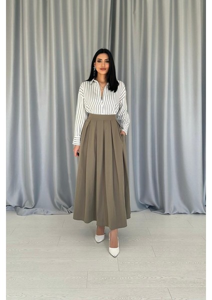 Yeşil Çizgili Gömlek