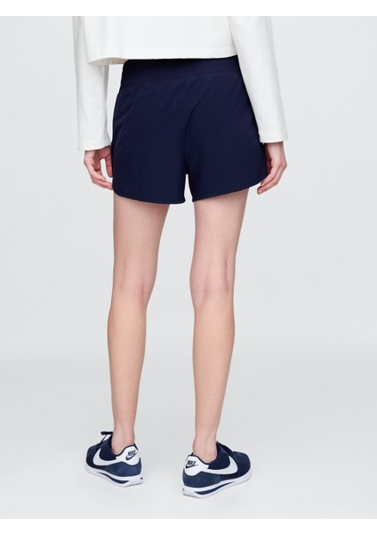 Kadın Lacivert Gapfit High Rise Koşu Şortu modelleri