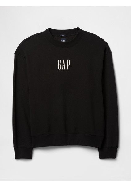 Erkek Siyah Gap Logo Vintage Soft Fleece Sweatshirt fiyatları