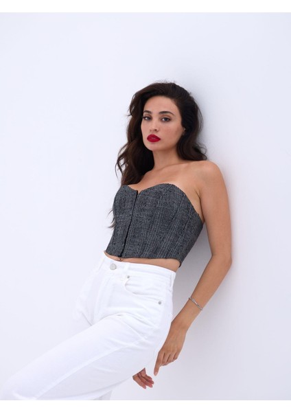 7205 Crop-Siyah