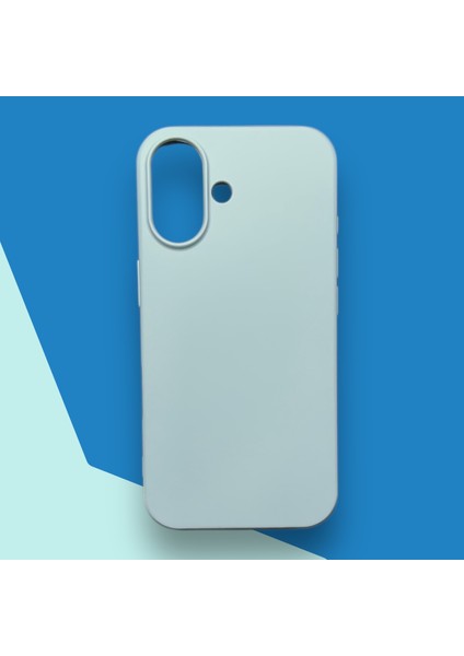 IPhone 16 Kadife Iç Dokulu Yumuşak Silikon Lansman Kılıf
