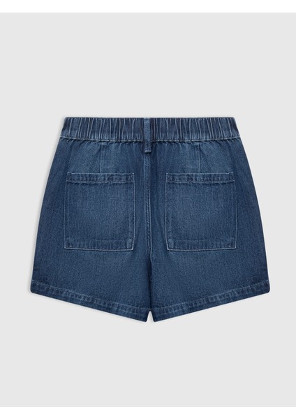 Kadın Lacivert Denim Şort modelleri