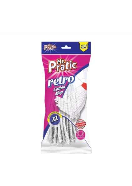 Buse Retro Ipli Kumaş Mop Ucu Xl