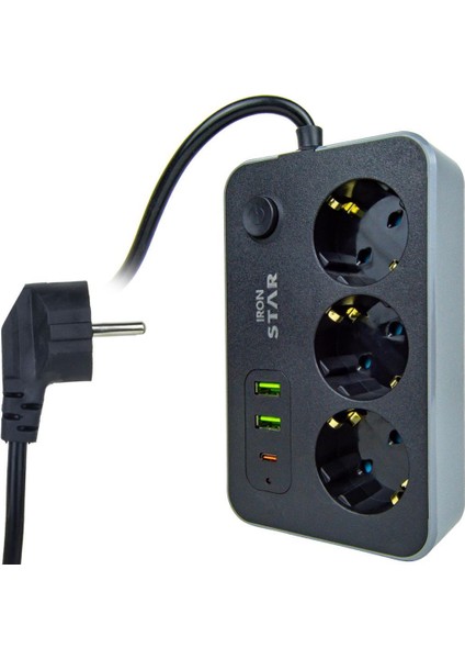 IRONSTAR 3 MT GÜÇ POWER UZATMA KABLOSU IRN-277