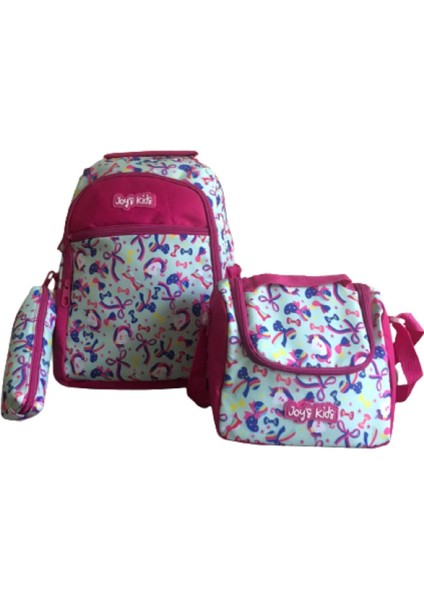 Joys Kids Okul Çantası,Beslenme Çantası,Kalemlik Set Ilkokul Çantası