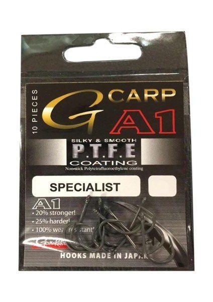 A1G-CARP Specaialist No:2 Teflon Kaplamalı Sazan Iğnesi 10 Adet