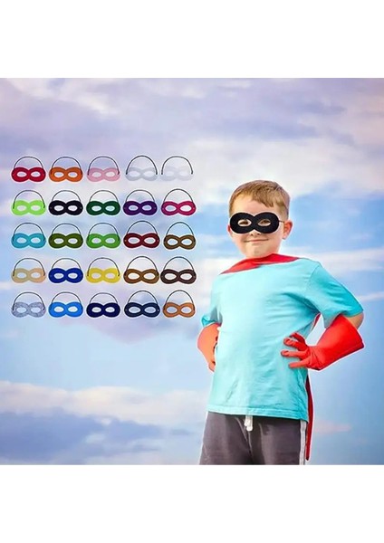 Süper Kahraman Maskeleri 10'lu Set Eva Maske, Doğum Günü, Okul Etkinliği ve Kostüm Partileri fırsatları