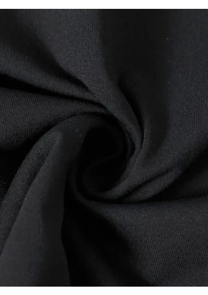 Ördek Baskılı ve Yuvarlak Yakalı Kadın Günlük Büyük Boy Siyah Tişört. - Siyah indirimleri