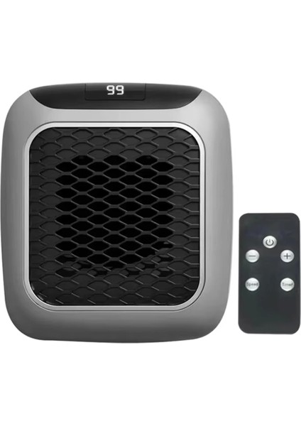 800 Watt Priz Tipi Uzaktan Kumandalı Taşınabilir Isıtıcı (Zamanlayıcı) (OM-1210) (5047) fırsatları