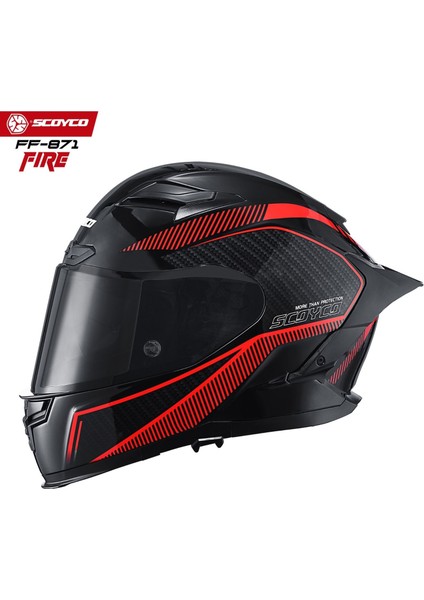 Full Face Kask FF-871 Fıre