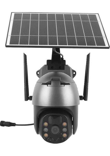 ZR-2085 4g 4mp 360 Derece Gece Görüş Çift Ses Pır Ir Güneş Panelli Akıllı Solar Kamera