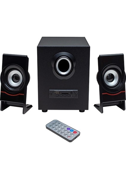 Magıcvoıce MV-4966 Usb+Tf Card+Fm+Bt Uklı 2+1 Ses Sistemi (5047)