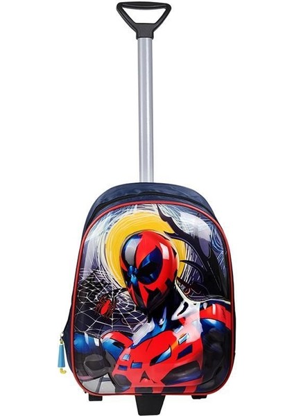 Spiderman Renkli Anaokulu Ve Kreş Tekerlekli Sırt Çantası modelleri
