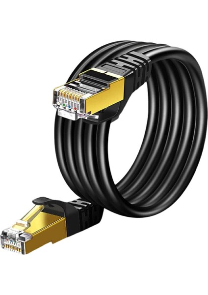 Cat7 Ethernet Kablosu 10GBPS Premium Internet Lan Kablo 1-2-3-5-10-15-20-30-40- 50 Metre