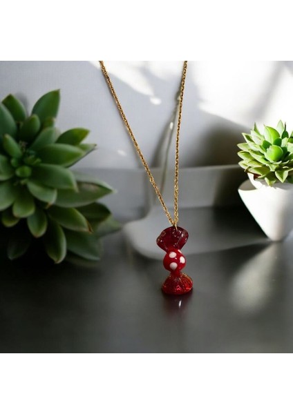 Murano Cam Şeker Kolye